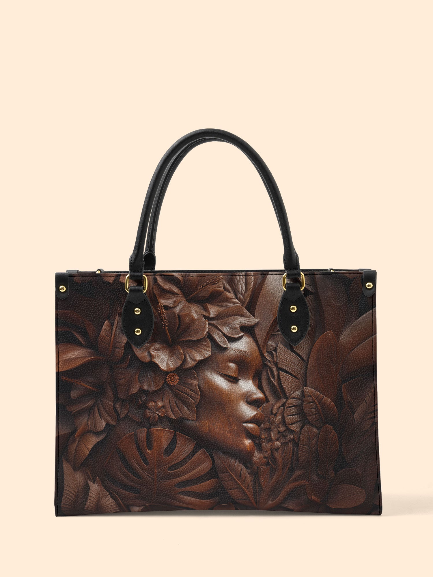 Ivory Leaf Premium Leather Handbag QR0TD340