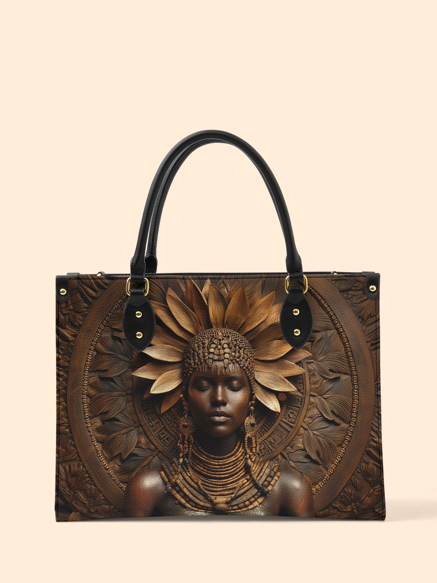 Mahogany Majesty Premium Leather Handbag QR0XD614