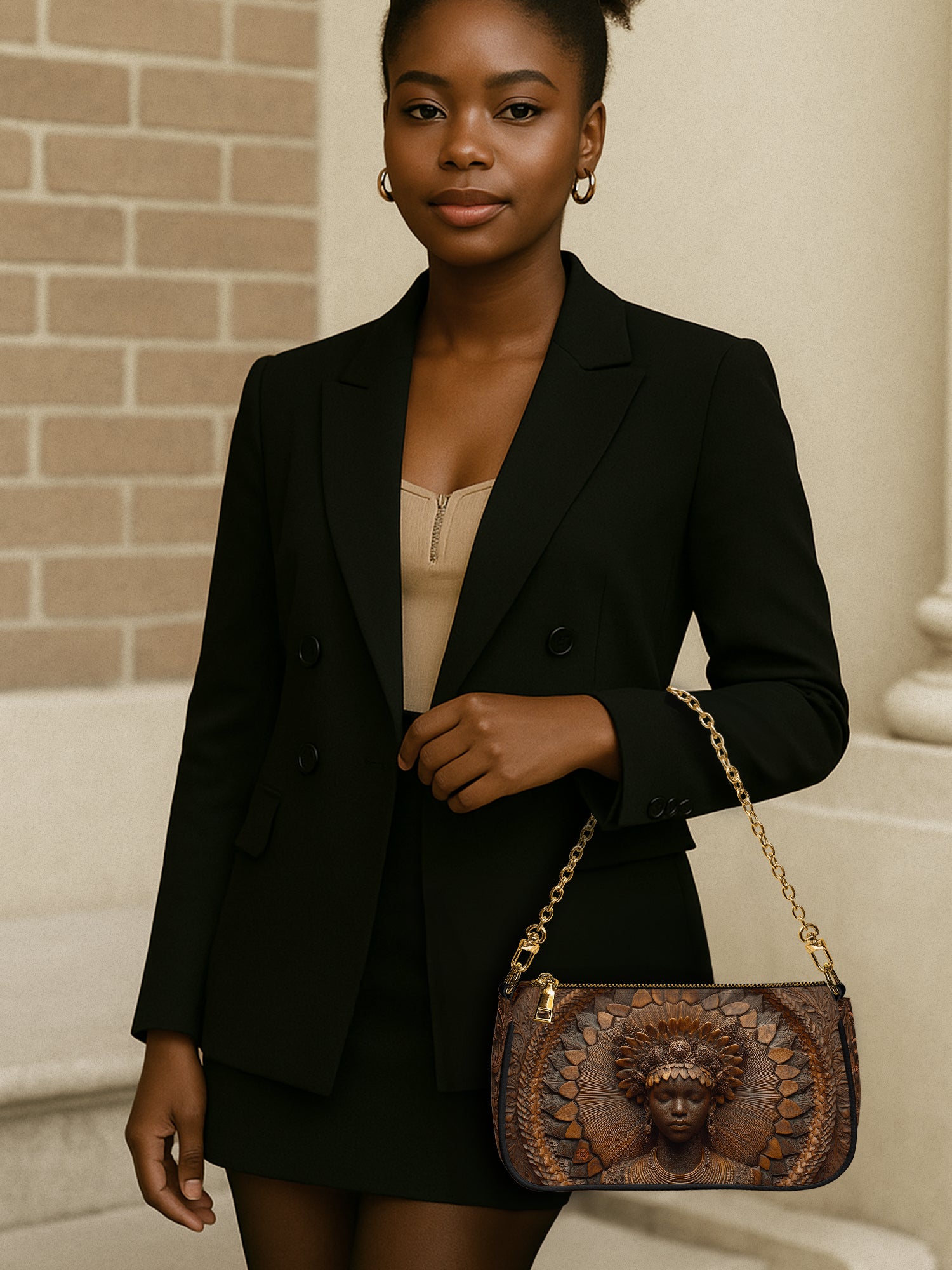 Afriscendence Classic Zip Pochette QR0XD617