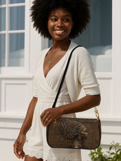 Gilded Genesis Classic Zip Pochette QR0XD621