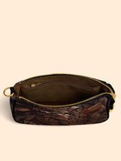 Ivory Leaf Classic Zip Pochette QR0TD342