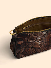 Ivory Leaf Classic Zip Pochette QR0TD342