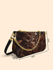 Ivory Leaf Classic Zip Pochette QR0TD342