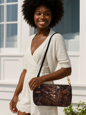 Ivory Leaf Classic Zip Pochette QR0TD342