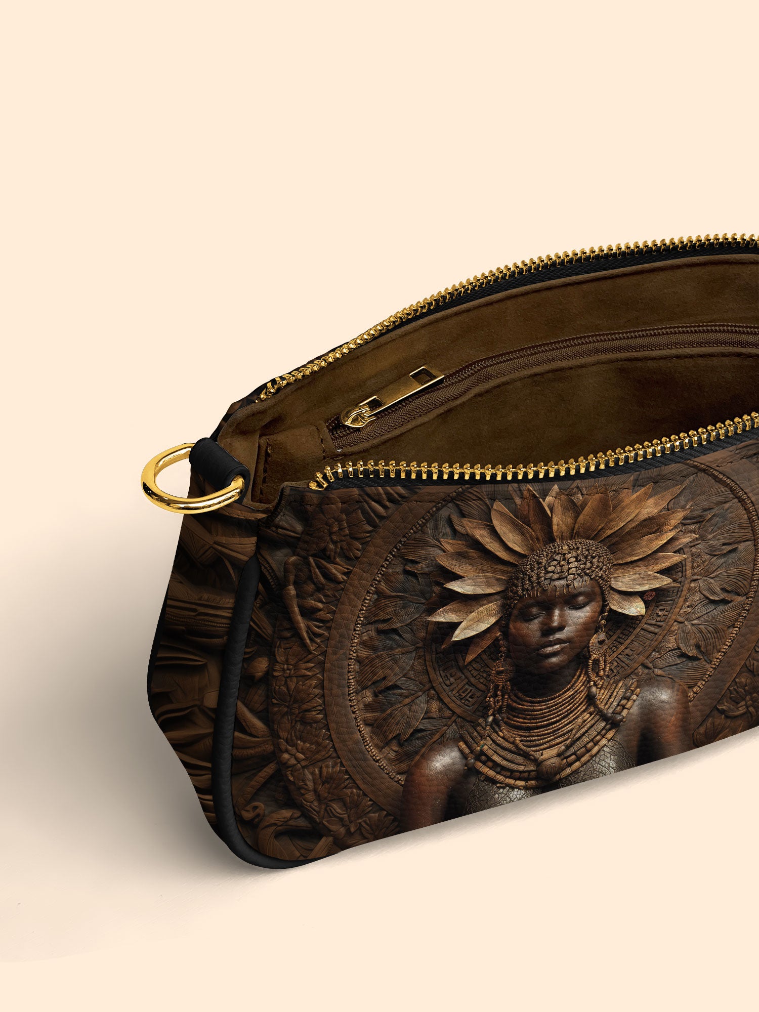 Mahogany Majesty Classic Zip Pochette QR0XD622