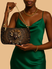 Mahogany Majesty Classic Zip Pochette QR0XD622