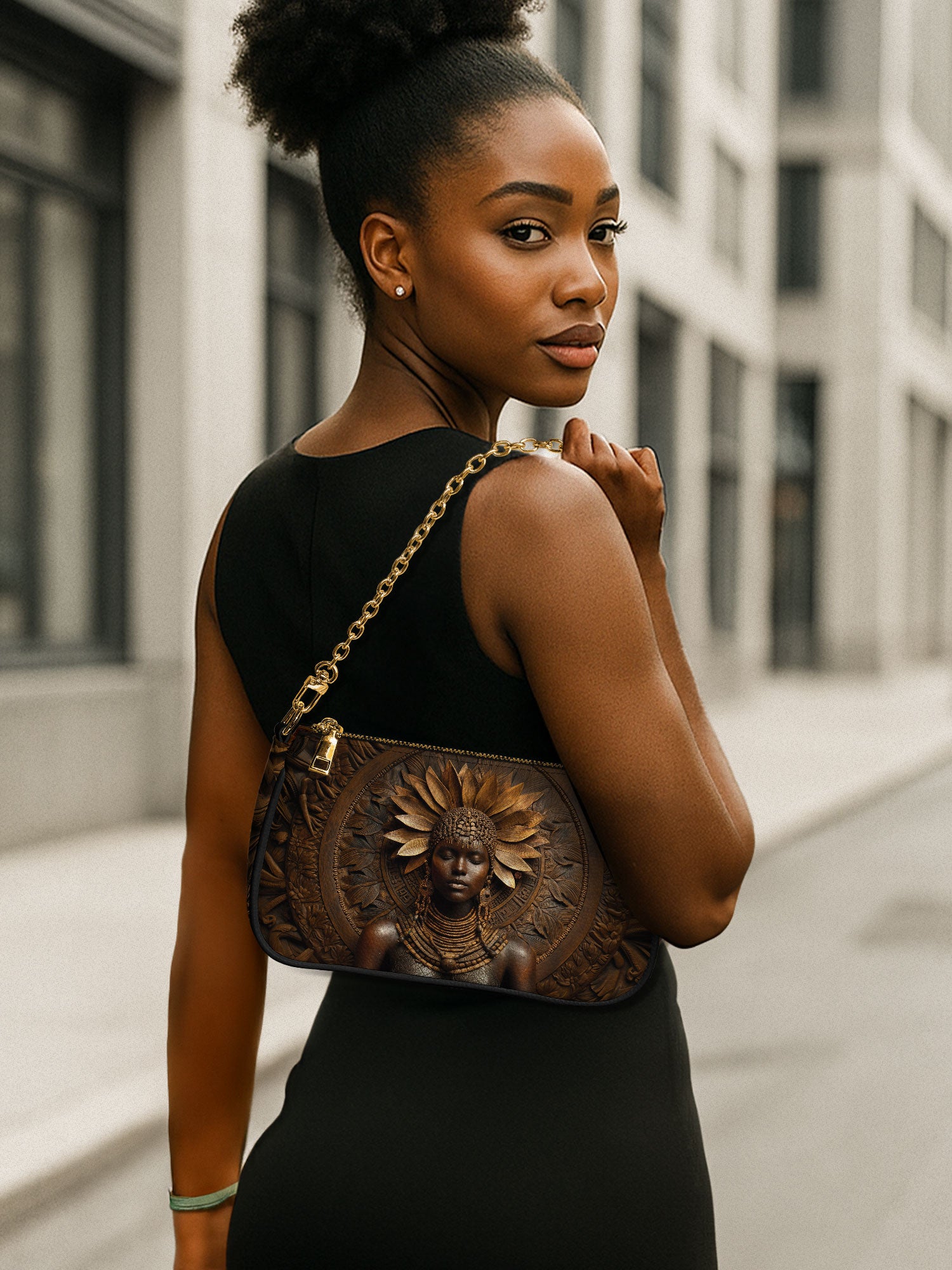 Mahogany Majesty Classic Zip Pochette QR0XD622