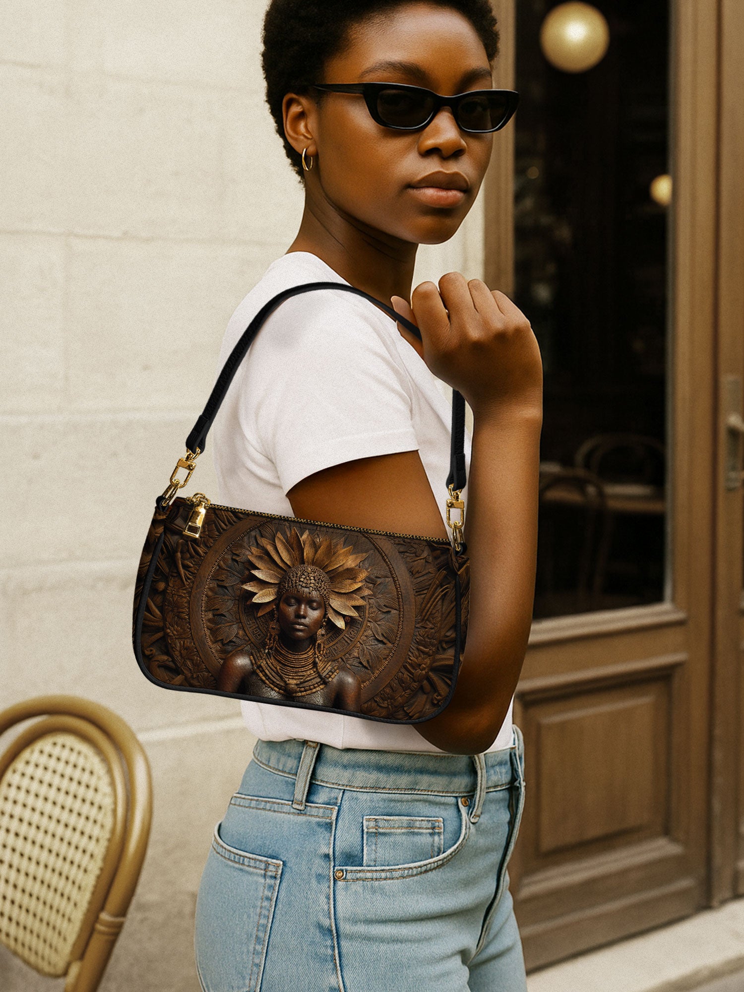 Mahogany Majesty Classic Zip Pochette QR0XD622