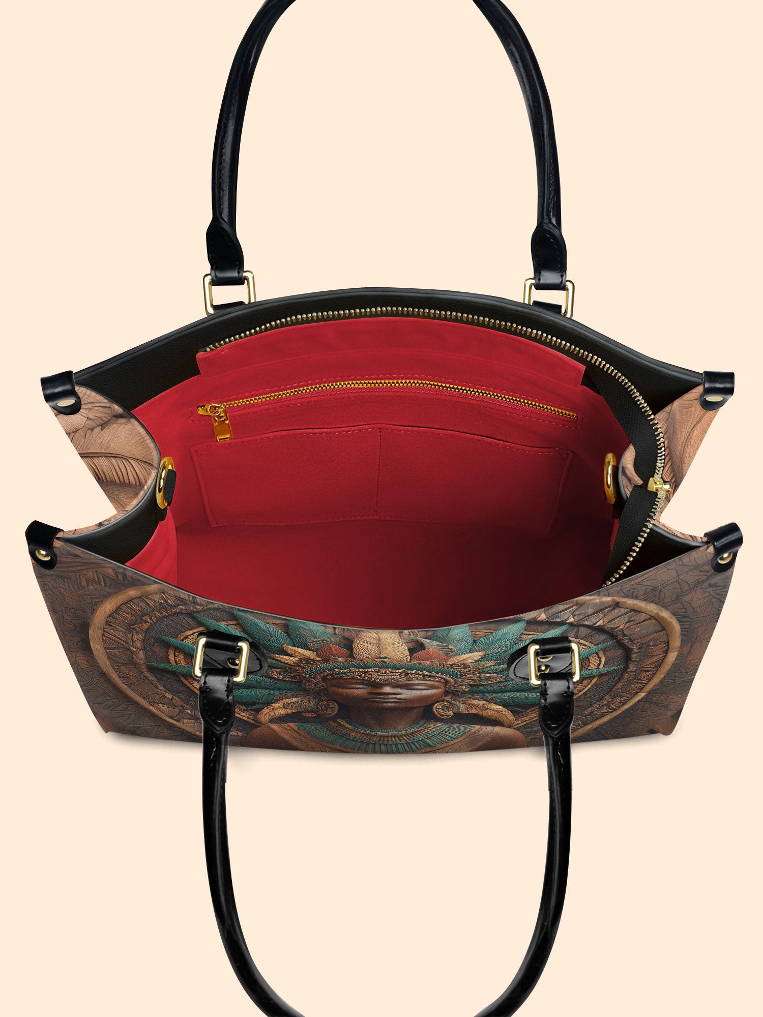 Rooted Legacy Premium Leather Handbag QR0TD349