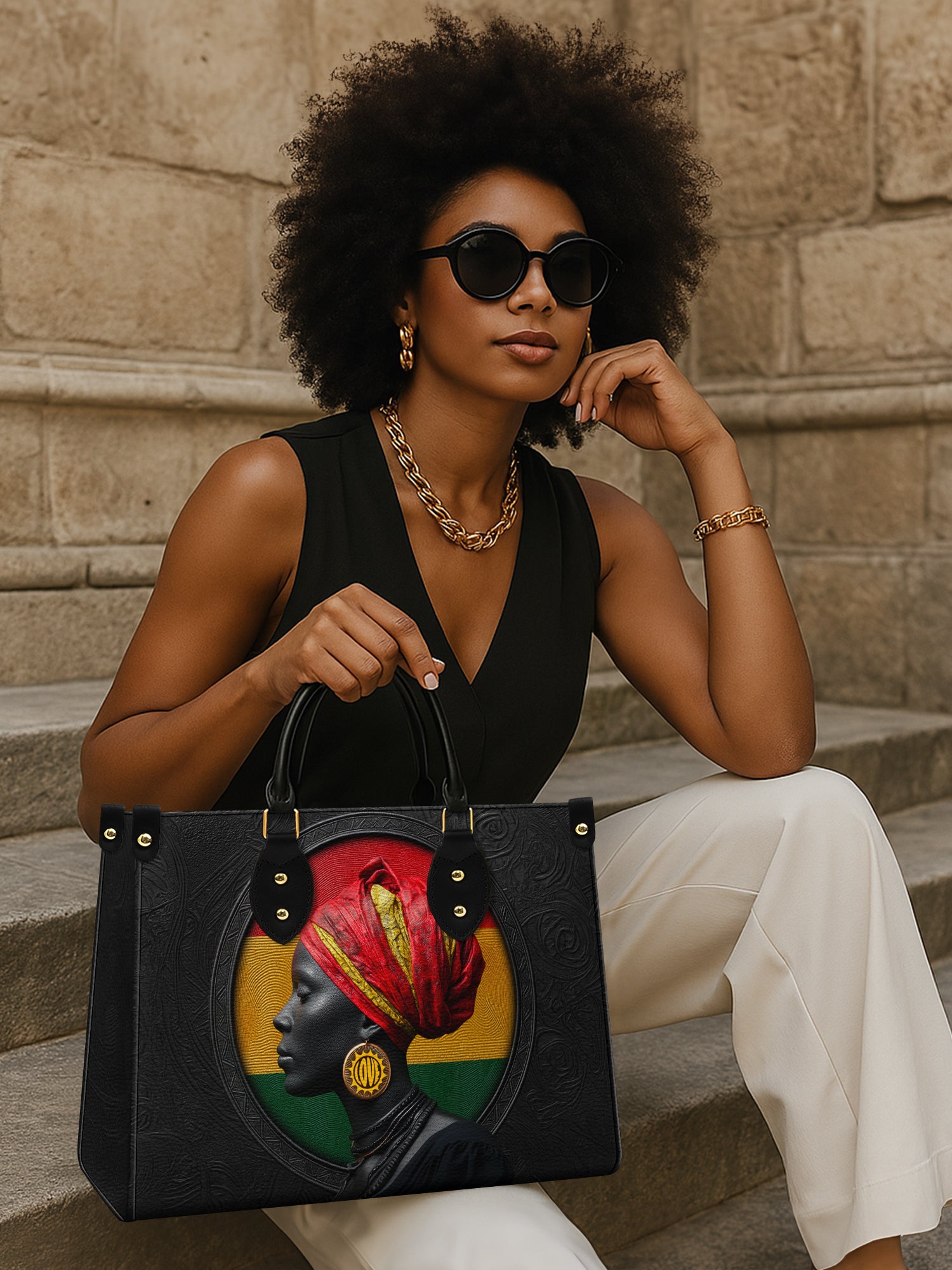 Roots Of Dawn Premium Leather Handbag QR0TV160