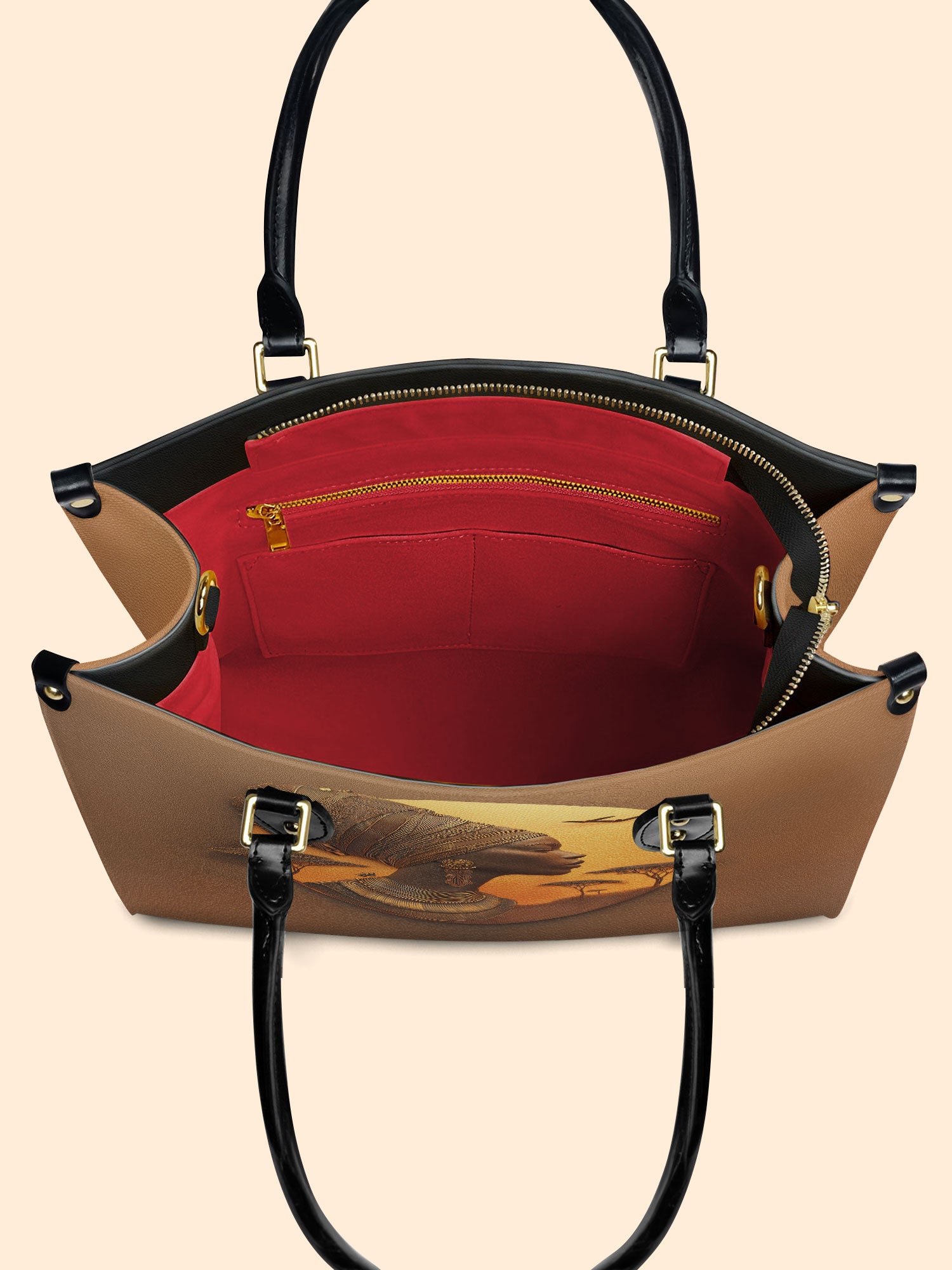 Savanna Serenity Premium Leather Handbag QR0TV152