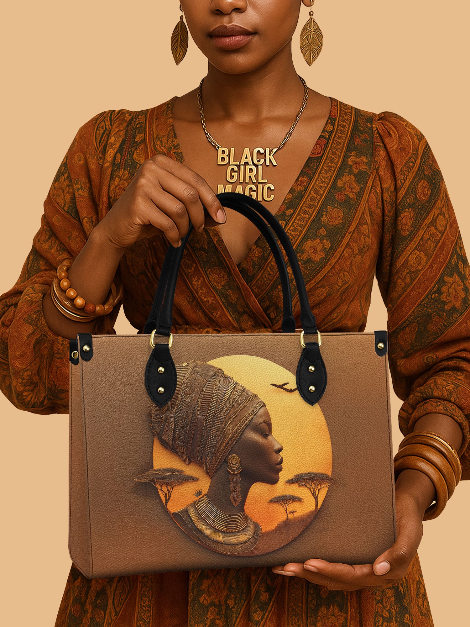 Savanna Serenity Premium Leather Handbag QR0TV152