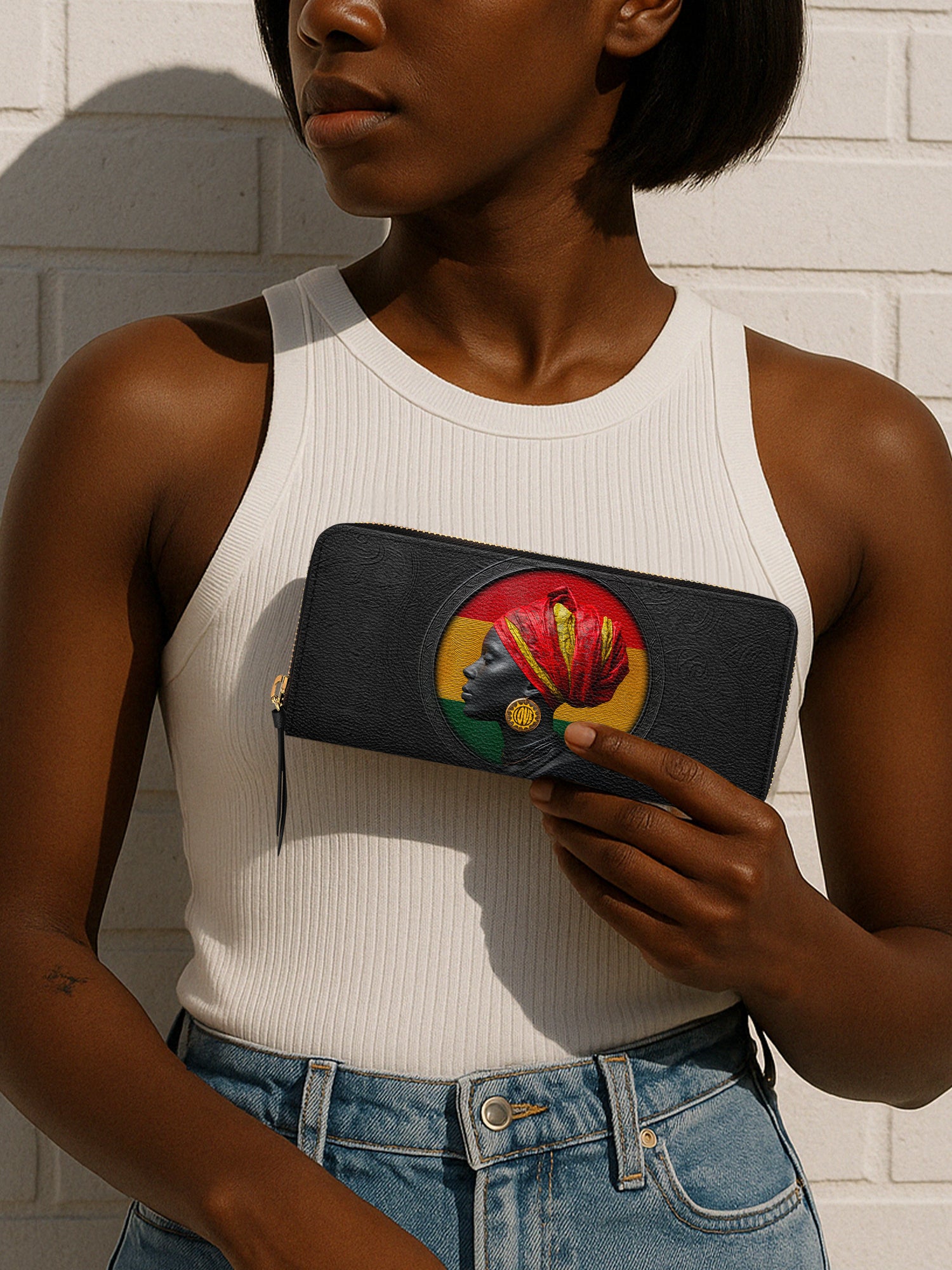 Roots Of Dawn Slimline Zippy Wallet QR0TV158