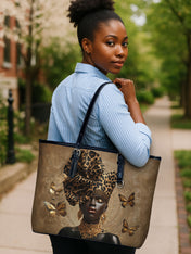 Absolute Allure Leather Bucket Bag QR0XD757