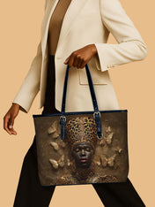 Angelic Affluence Leather Bucket Bag QR0XD756