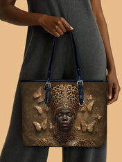 Angelic Affluence Leather Bucket Bag QR0XD756