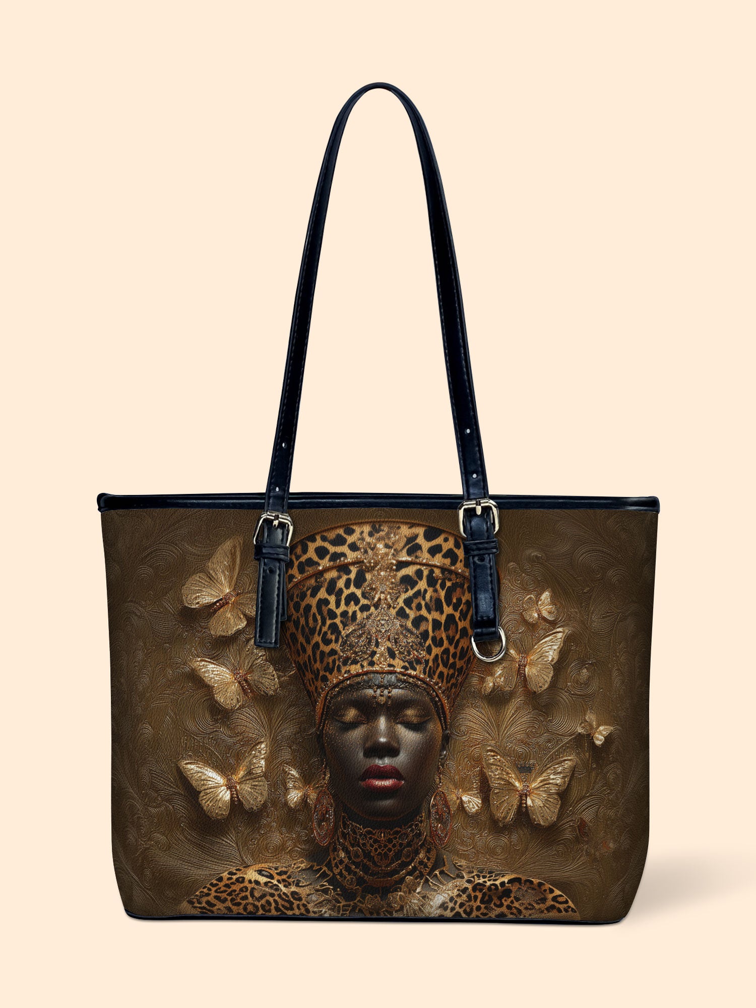 Angelic Affluence Leather Bucket Bag QR0XD756