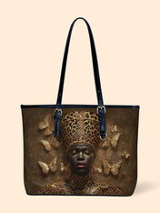 Angelic Affluence Leather Bucket Bag QR0XD756