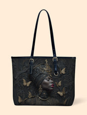 Celestial Ancestry Leather Bucket Bag QR0XD755