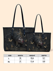 Celestial Ancestry Leather Bucket Bag QR0XD755