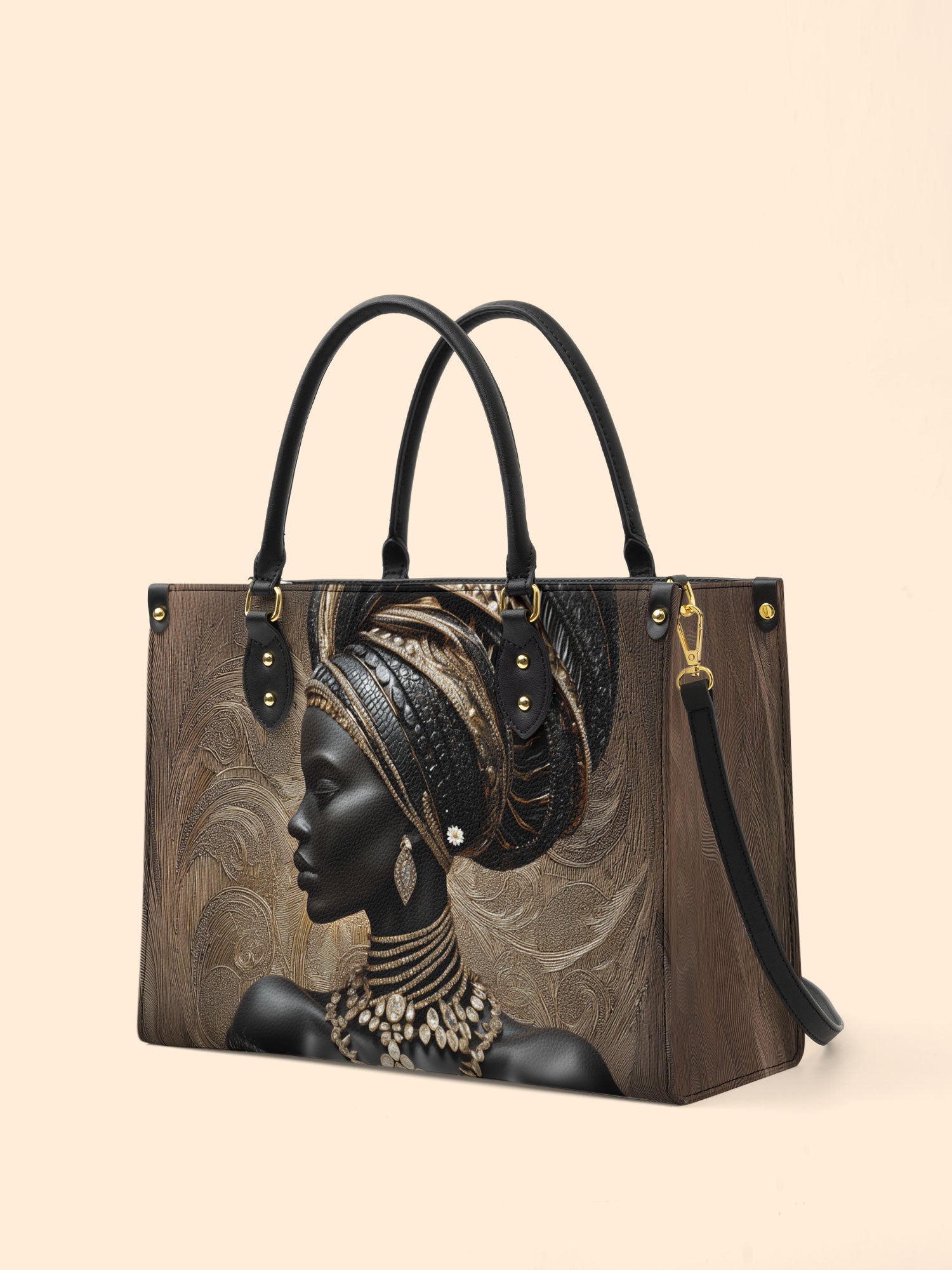 Althea Gold Premium Leather Handbag QR0XD567