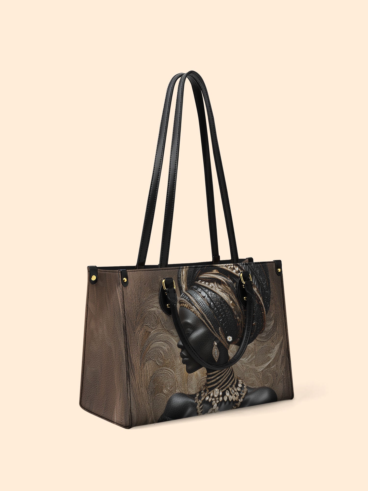 Althea Gold Premium Leather Handbag QR0XD567