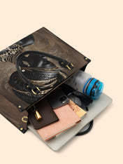 Althea Gold Premium Leather Handbag QR0XD567