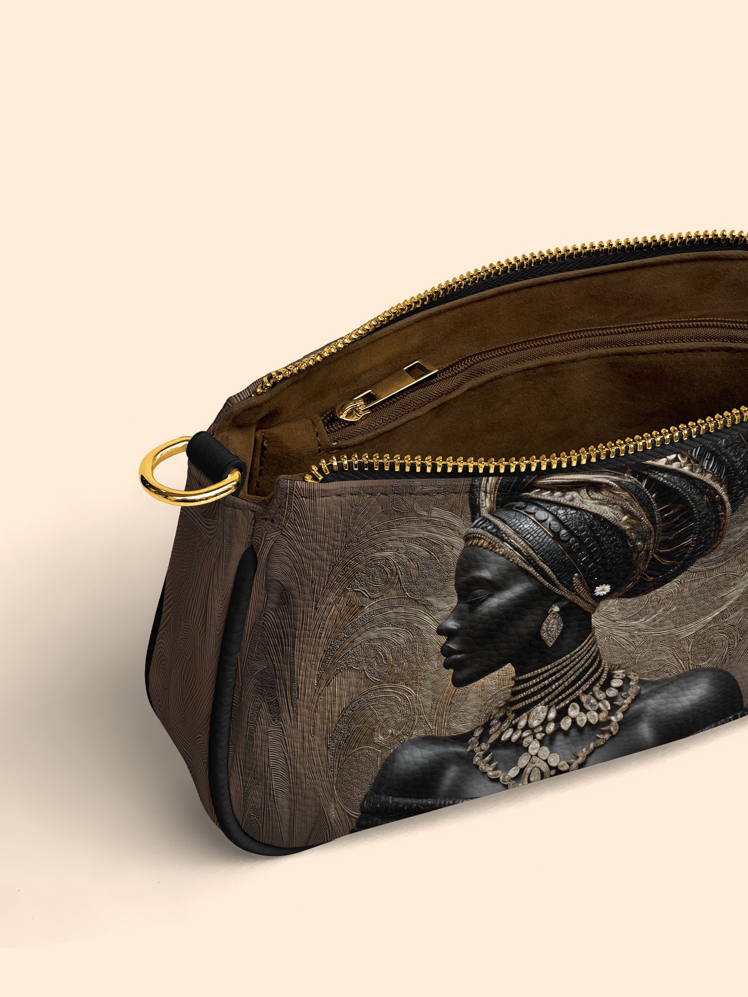 Althea Gold Classic Zip Pochette QR0XD580