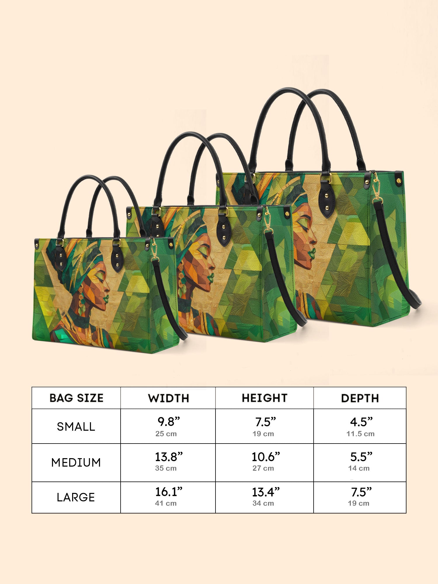 Emerald Grace Premium Leather Handbag QR0TD355