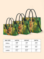 Emerald Grace Premium Leather Handbag QR0TD355