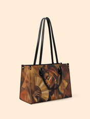 Golden Serenade Premium Leather Handbag QR0TD358