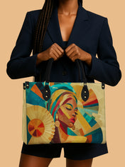 Sunlit Majesty Premium Leather Handbag QR0TD370