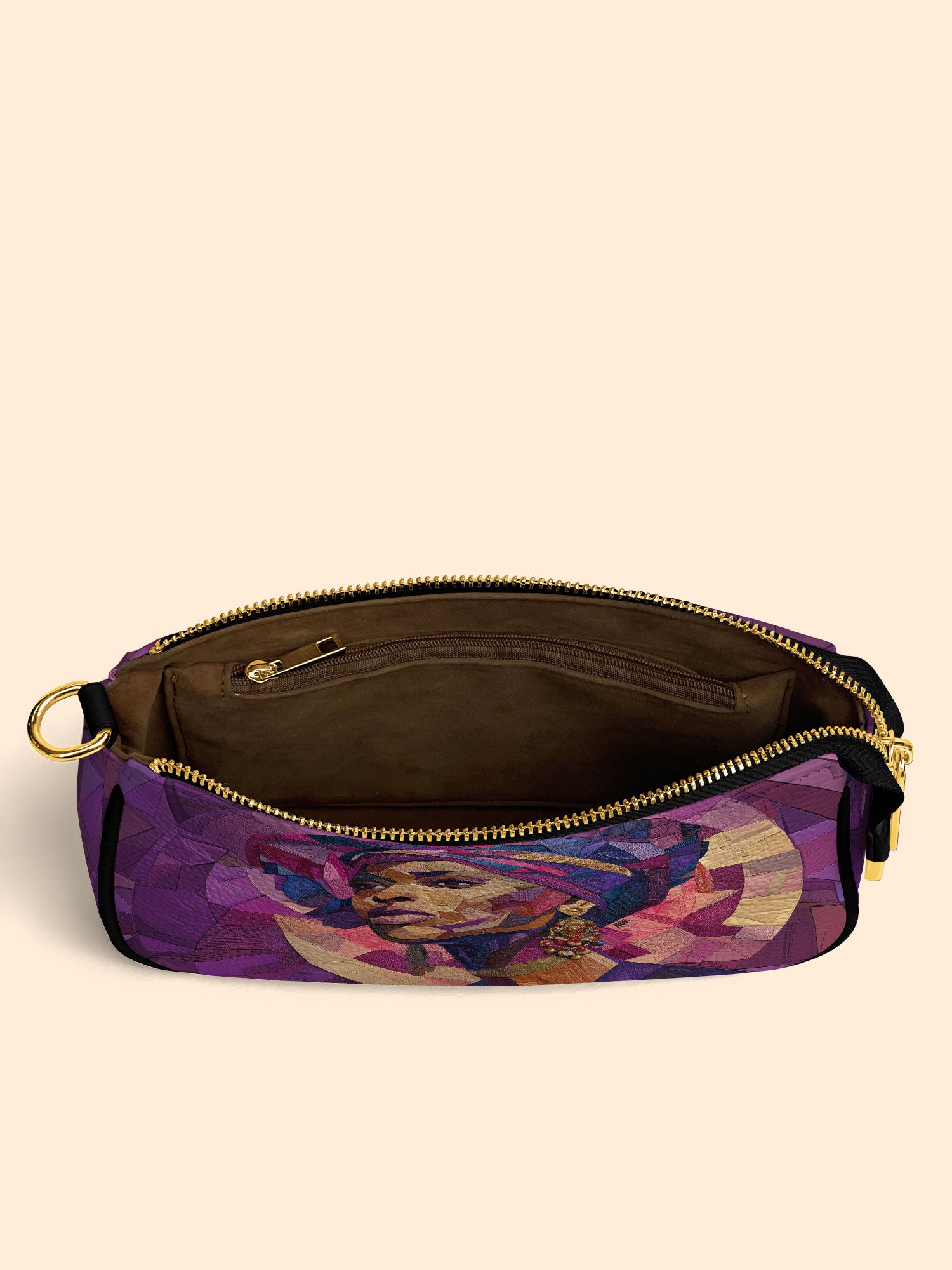 Violet Crown Classic Zip Pochette QR0TD362