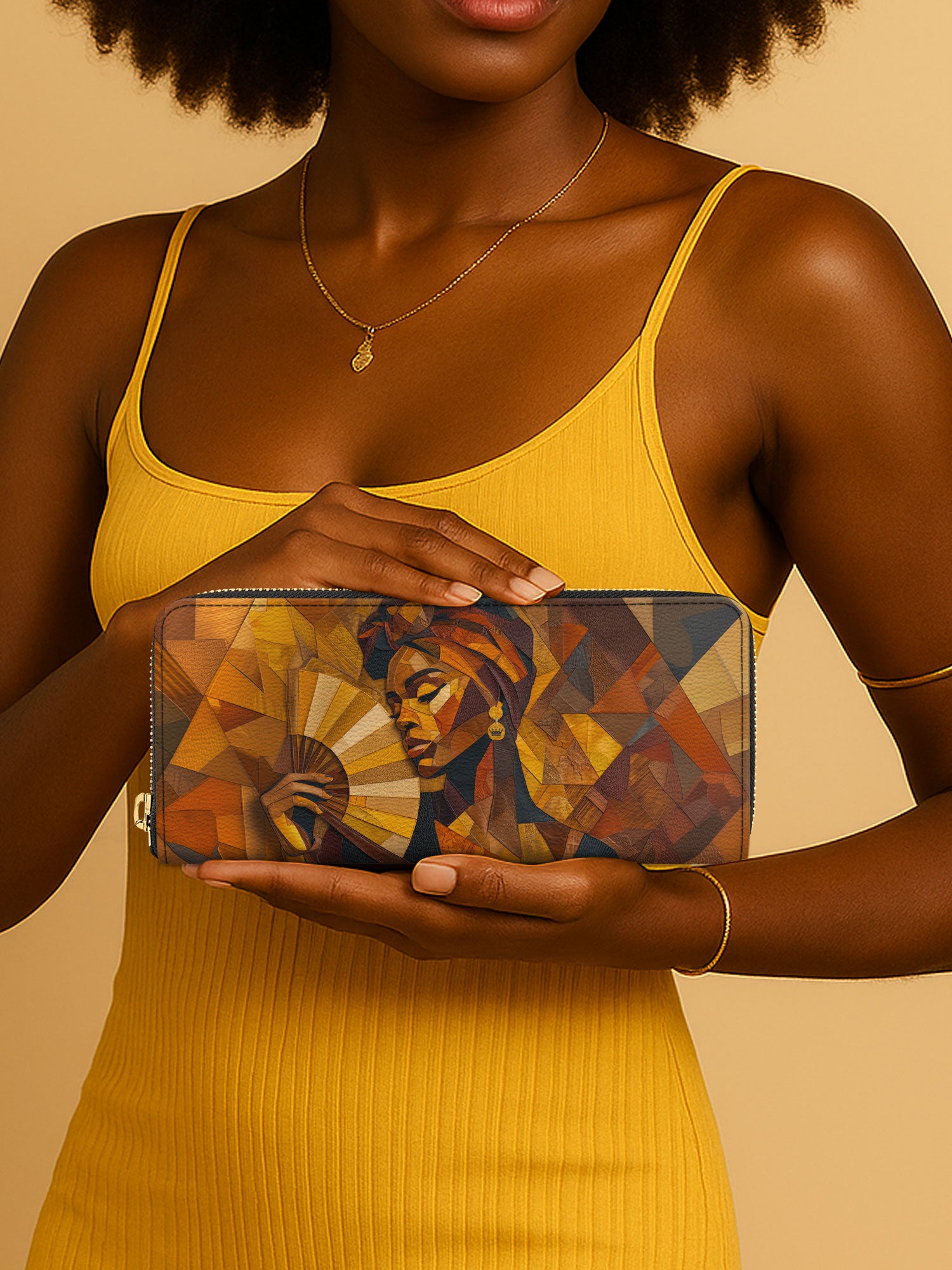 Golden Serenade Slimline Zippy Wallet QR0TD360