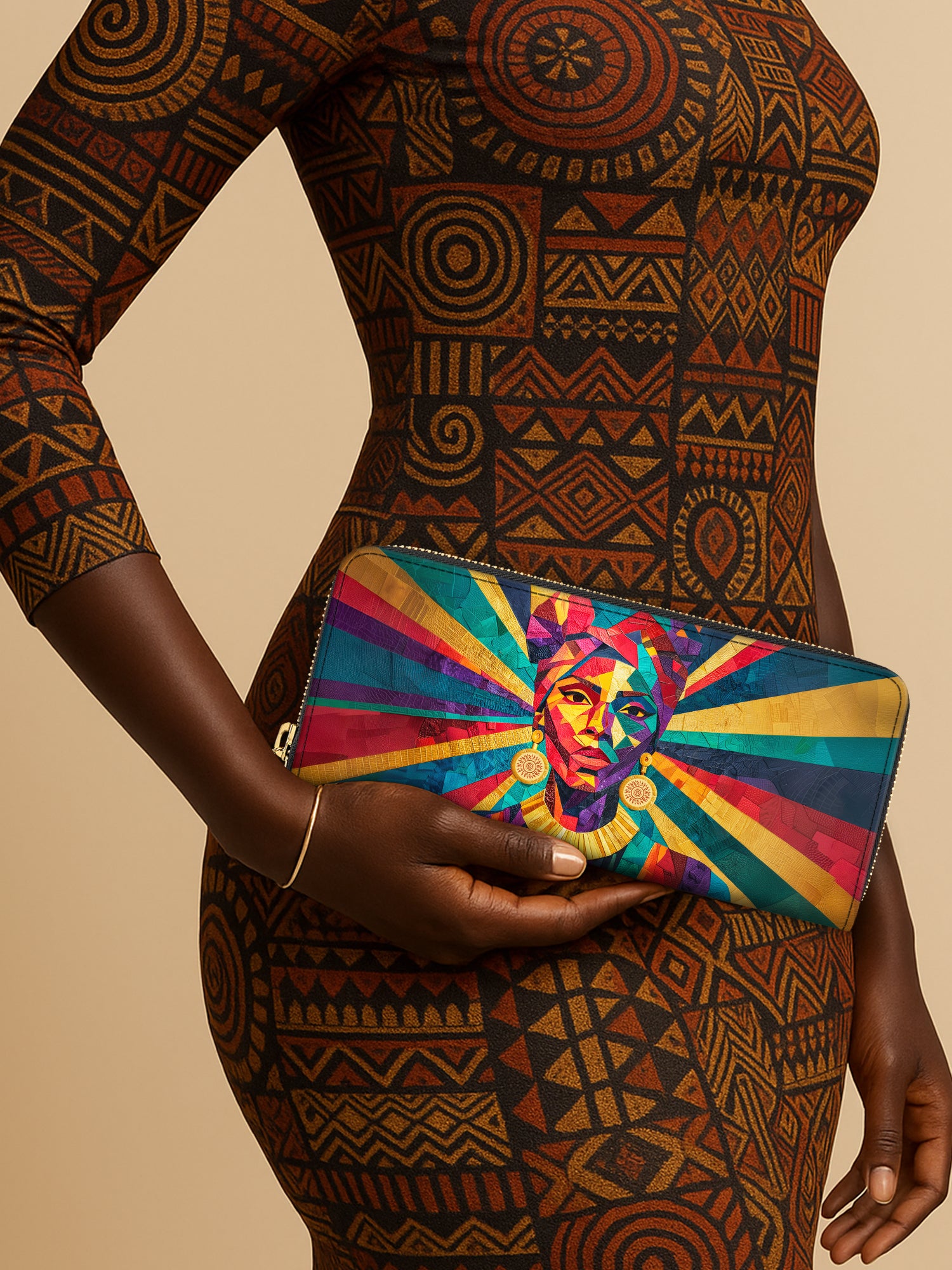 Radiant Roots Slimline Zippy Wallet QR0TD369