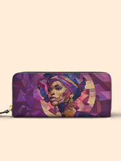 Violet Crown Slimline Zippy Wallet QR0TD363