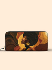 Bold In Black Slimline Zippy Wallet QR0TD388