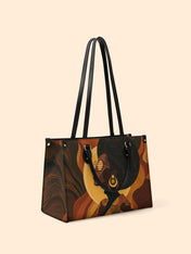 Bold In Black Premium Leather Handbag QR0TD382