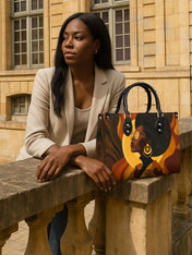 Bold In Black Premium Leather Handbag QR0TD382