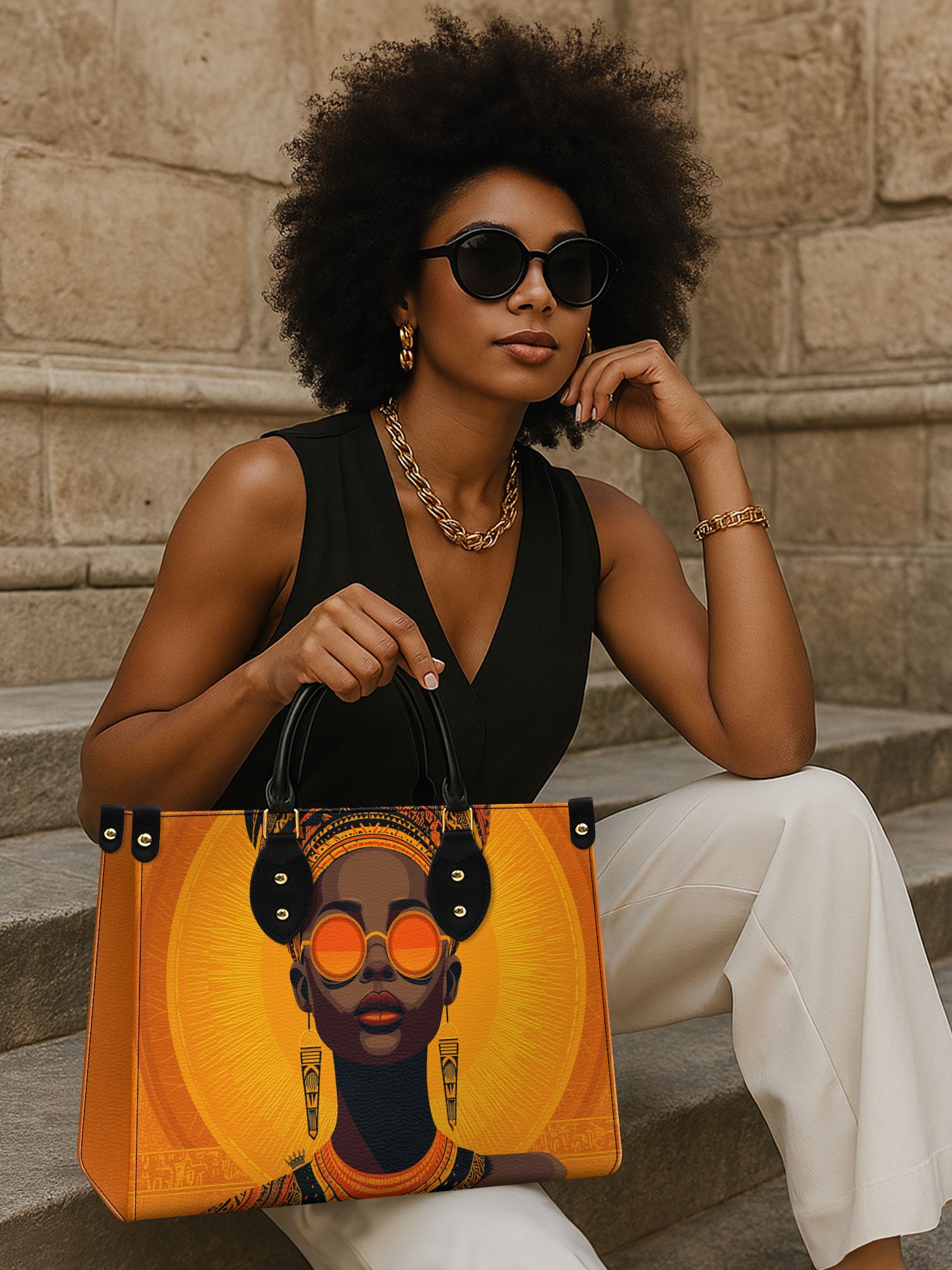 Dark Glam Premium Leather Handbag QR0TD383