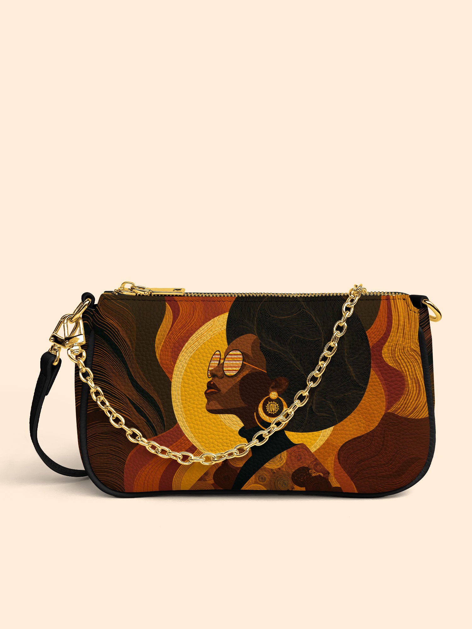 Bold In Black Classic Zip Pochette QR0TD387