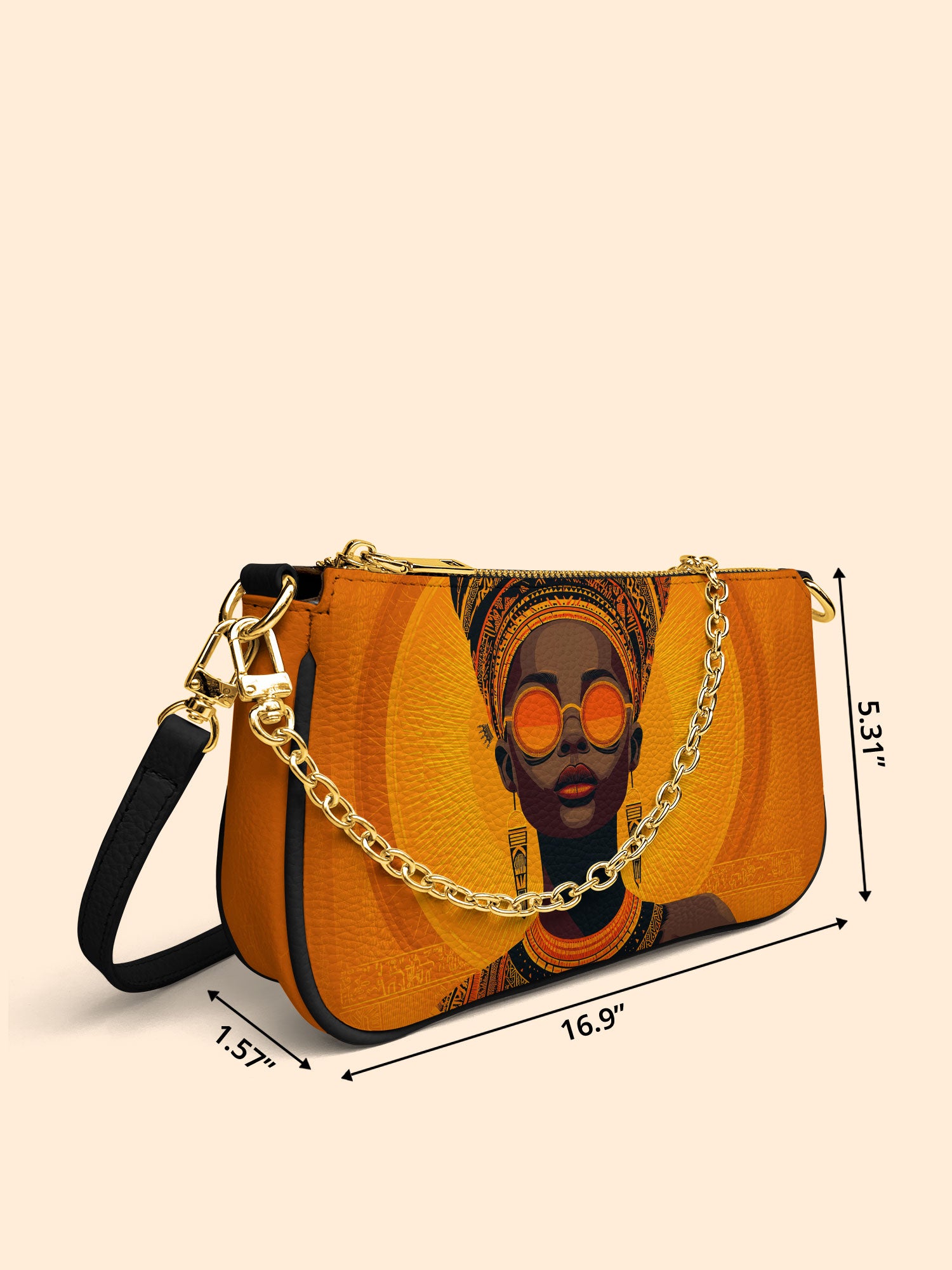 Dark Glam Classic Zip Pochette QR0TD389