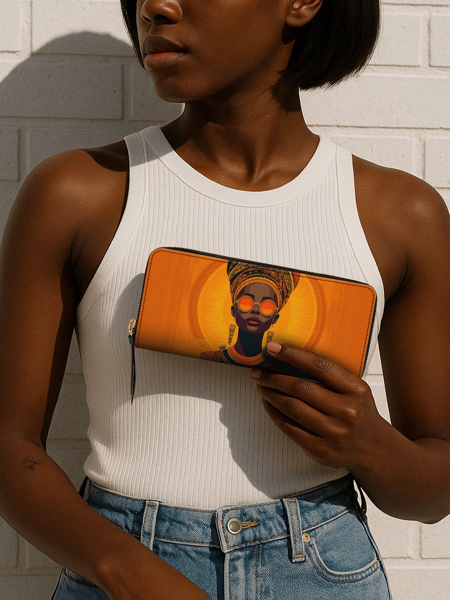 Dark Glam Slimline Zippy Wallet QR0TD390