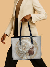 Blossom Goddess Leather Bucket Bag QR0TD478