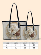 Blossom Goddess Leather Bucket Bag QR0TD478