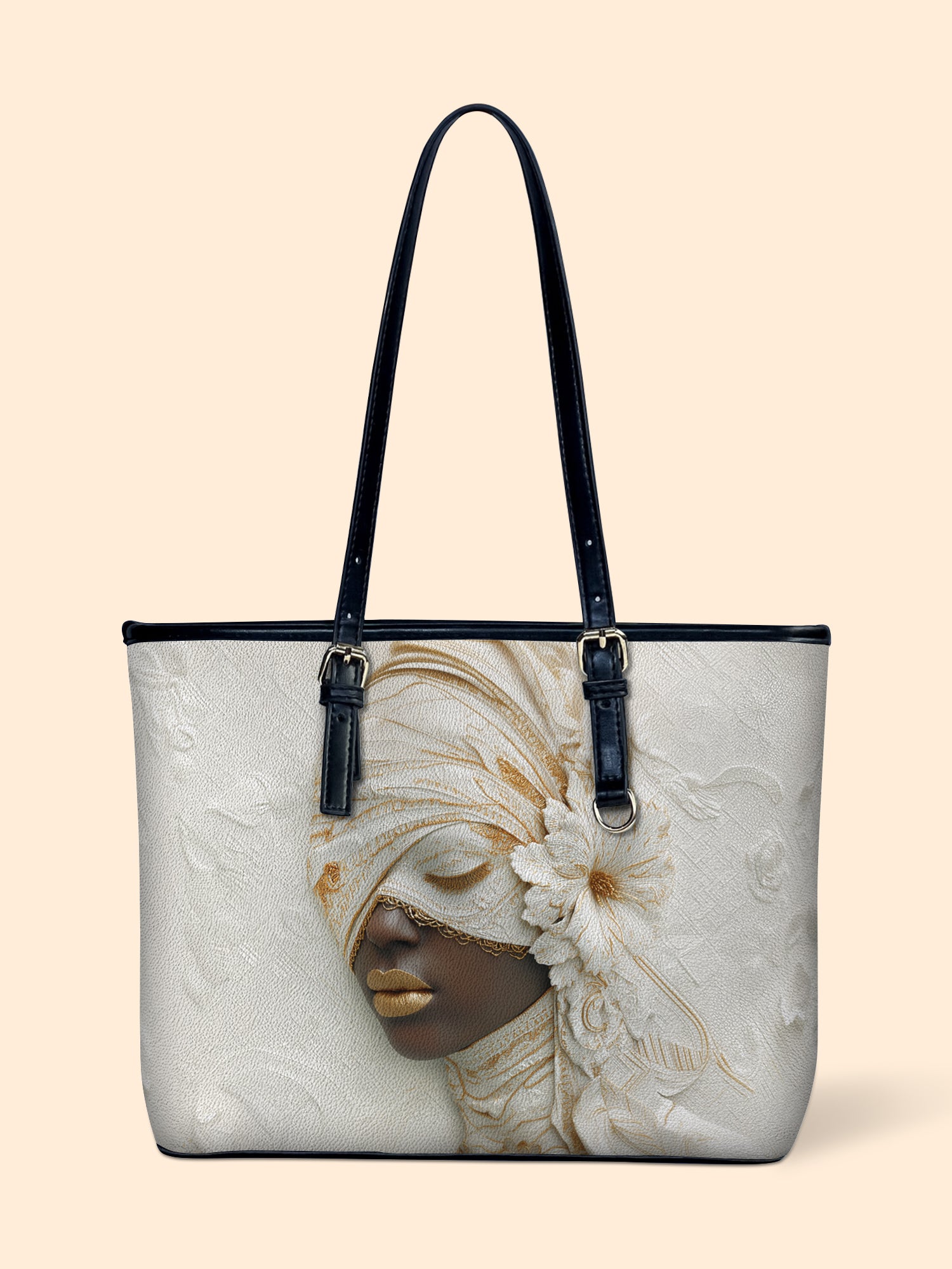 Pure Crown Leather Bucket Bag QR0TD480