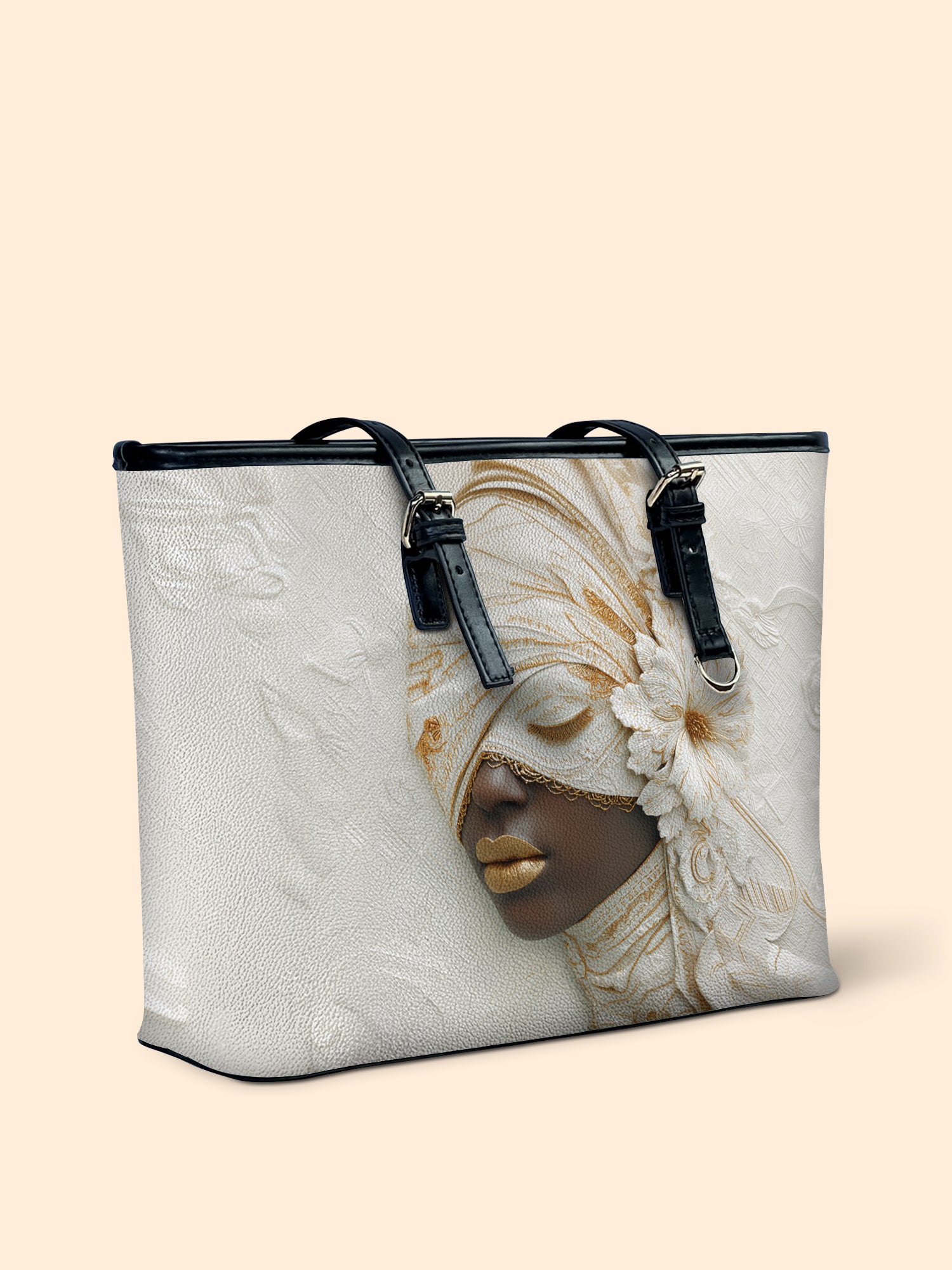 Pure Crown Leather Bucket Bag QR0TD480