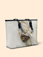 Pure Crown Leather Bucket Bag QR0TD480