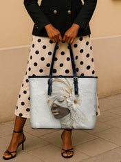 Pure Crown Leather Bucket Bag QR0TD480