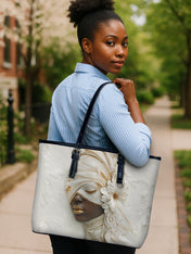 Pure Crown Leather Bucket Bag QR0TD480